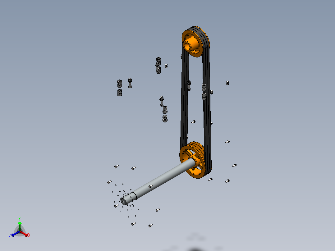 风扇(15)正等轴测图