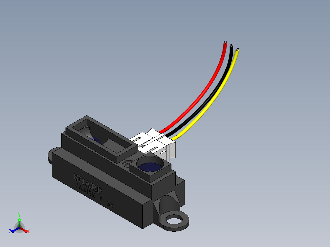 传感器(47)正等轴测图