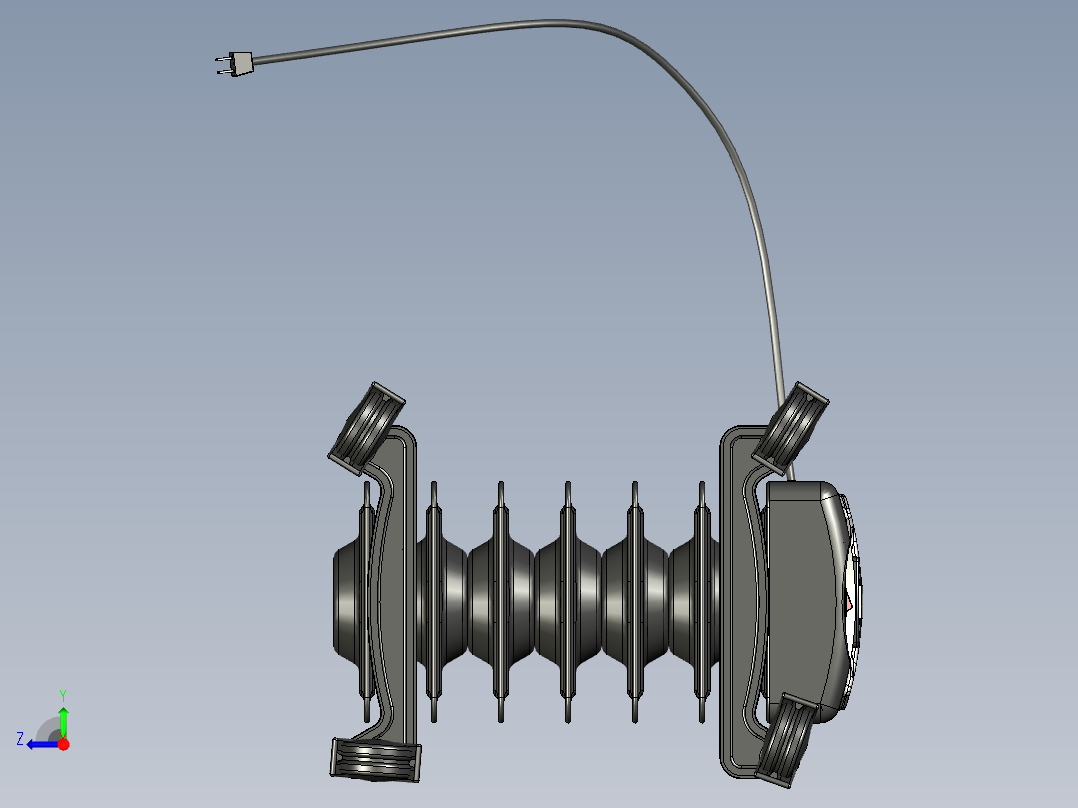B3003711-散热器右视图