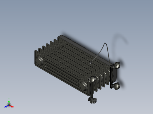 B3003711-散热器正等轴测缩略图