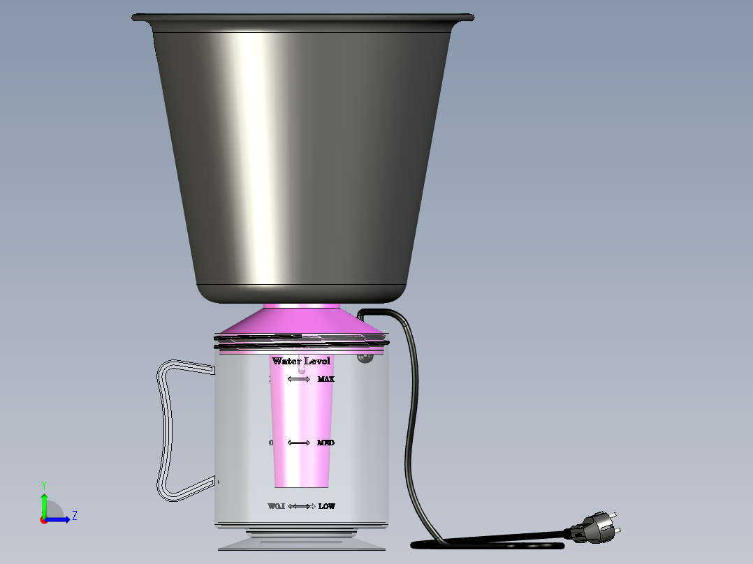 B2004443-面部蒸脸器左视图