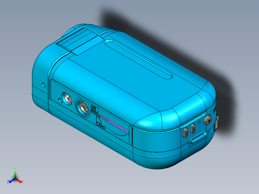 DV599数码摄像机3D模型