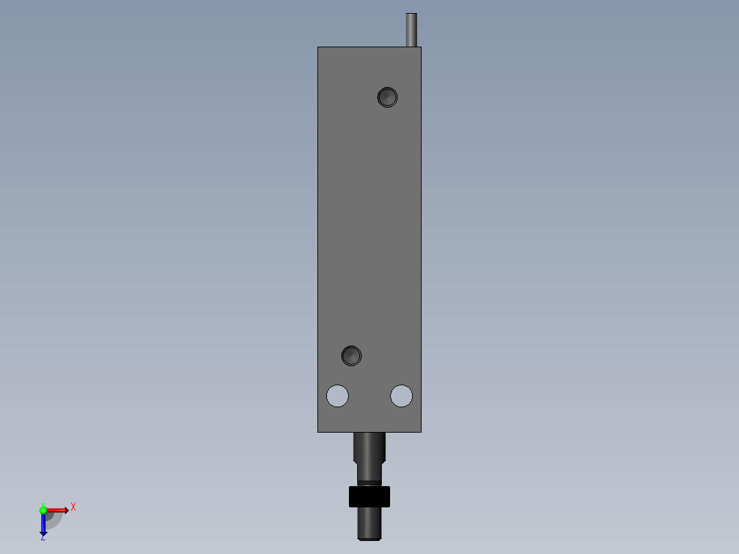 气缸CDU20-50D-A93俯视图
