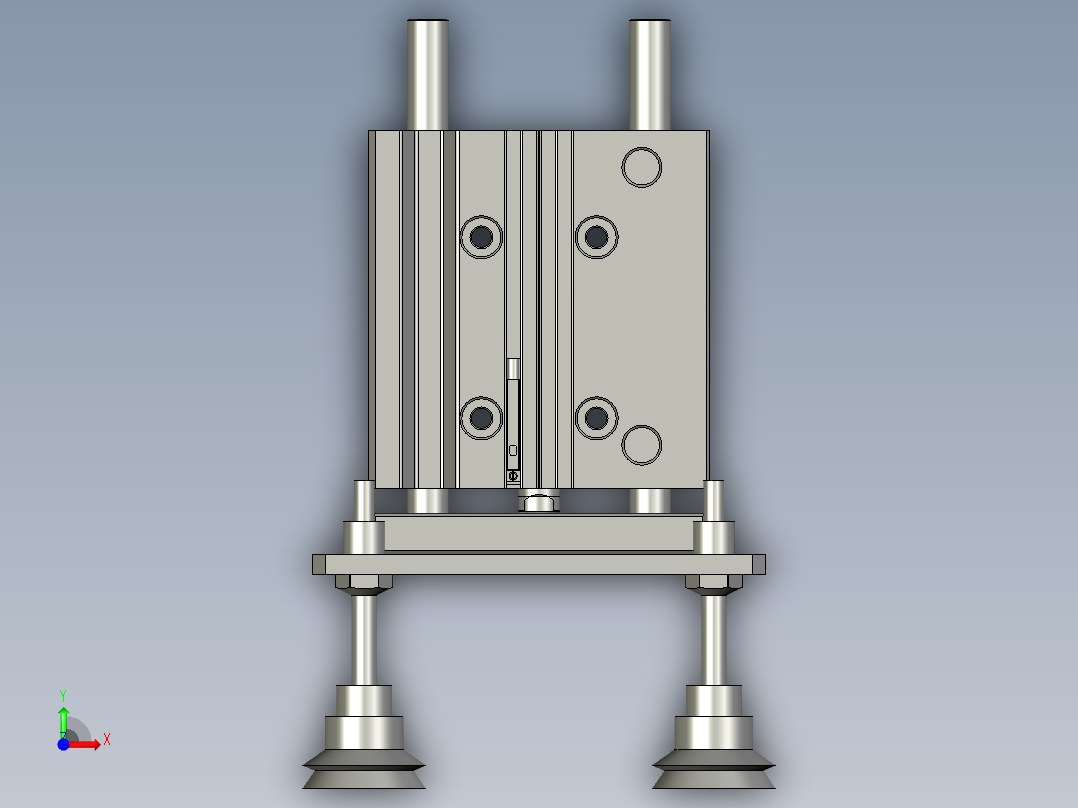 包装袋--取手--4前视图