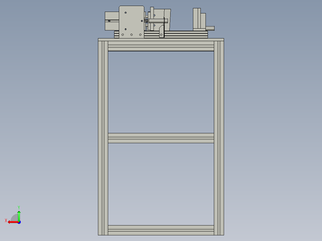 FFC线材自动双刀切断机后视图