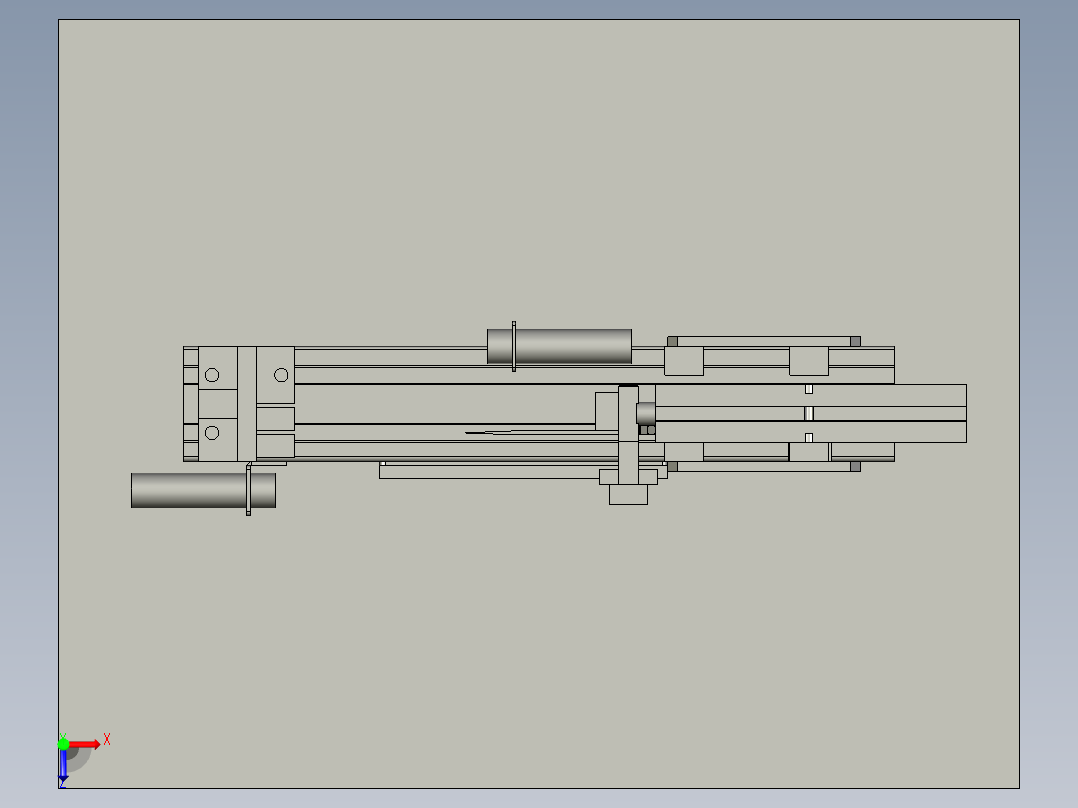 FFC线材自动双刀切断机俯视图