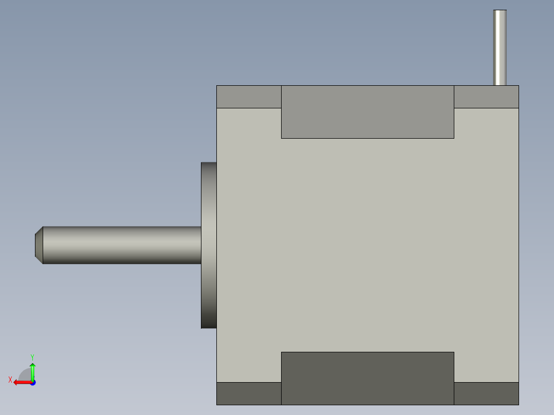 两相42系列混合式步进电机42BYG250BK-SASSML-0151后视图