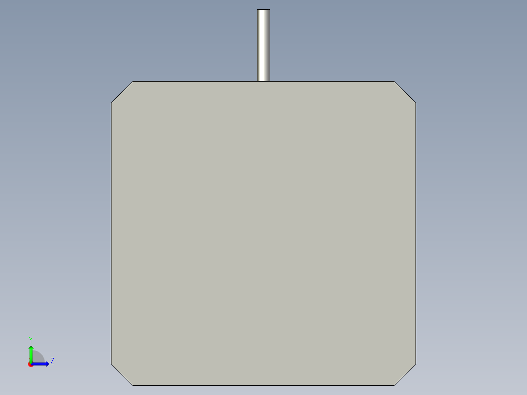 两相42系列混合式步进电机42BYG250BK-SASSML-0151左视图