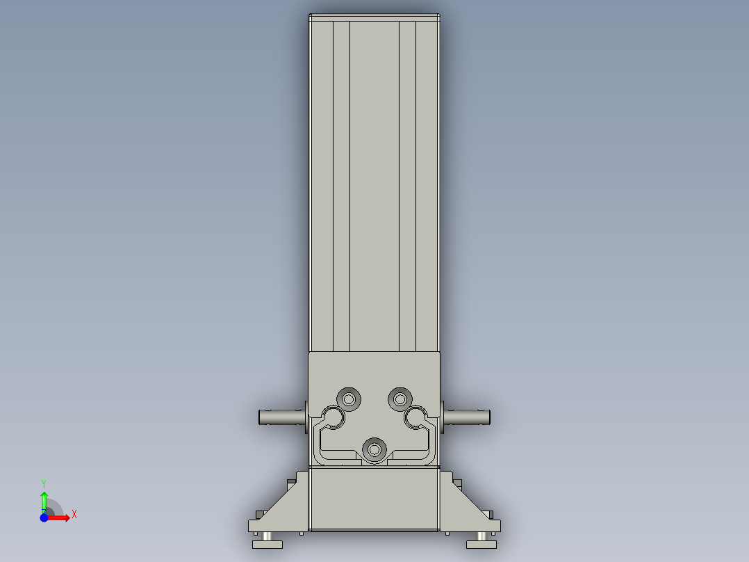 LA660A调宽机构(中间)前视图