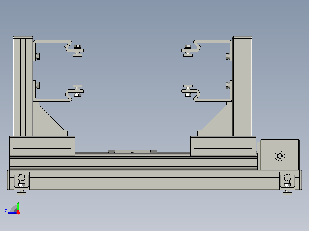 LA660A调宽机构(中间)右视图