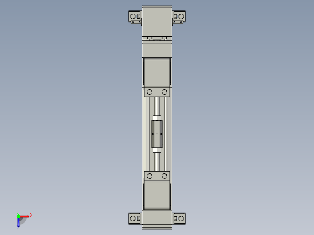 LA660A调宽机构(中间)俯视图