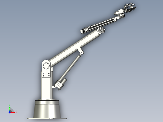 可控直线杠杆伸缩式摘果机前视缩略图