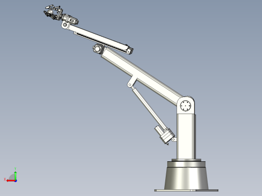 可控直线杠杆伸缩式摘果机后视缩略图