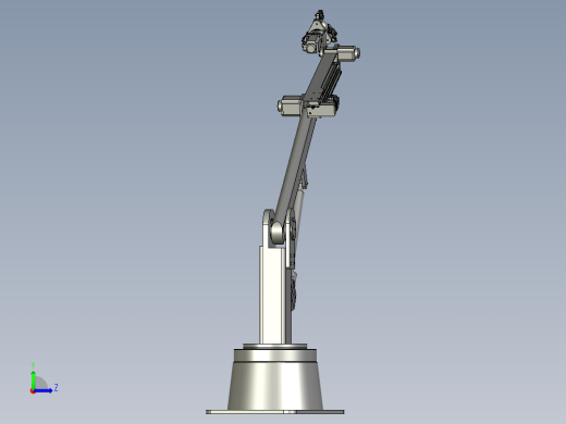 可控直线杠杆伸缩式摘果机左视缩略图