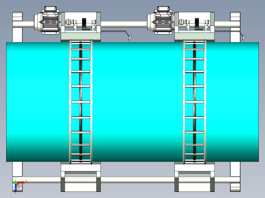 大型钢管360度旋转设计俯视缩略图
