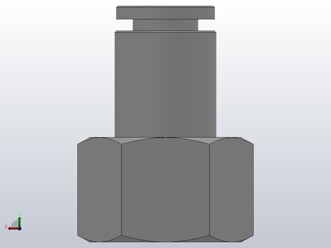 IPCFT 全铜内螺纹直通管接头_IPCFT08-03后视图