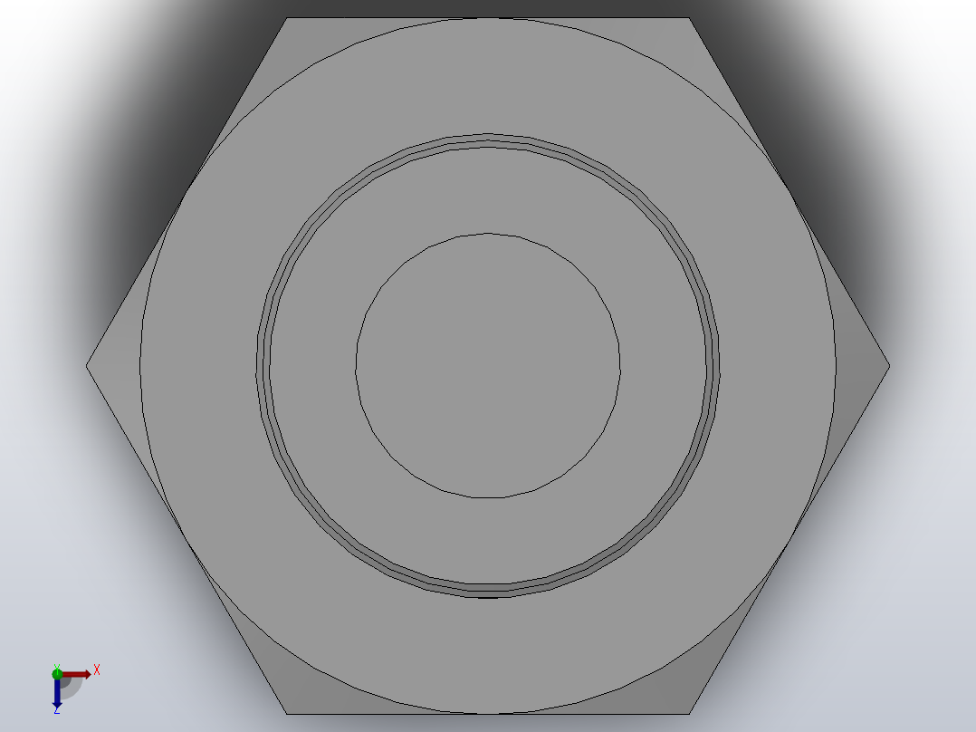 IPCFT 全铜内螺纹直通管接头_IPCFT08-03俯视图