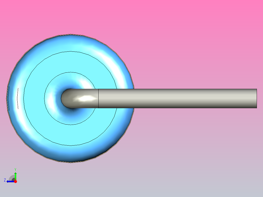 通孔电阻器27R右视图