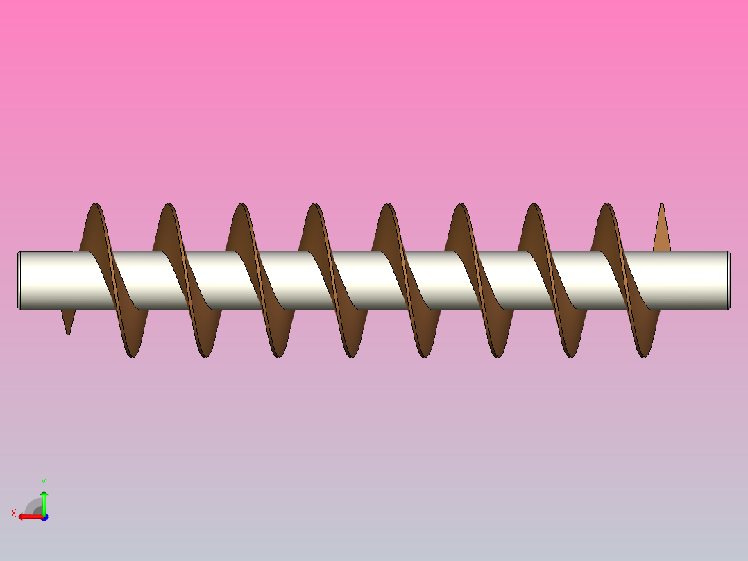 螺旋输送机后视图