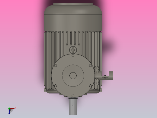 YB3系列隔爆型高效三相异步电动机 IMB3[YB3 80M1-6]俯视缩略图