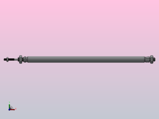 PBSA系列笔型气缸小金井型[PBSA6X60]前视缩略图