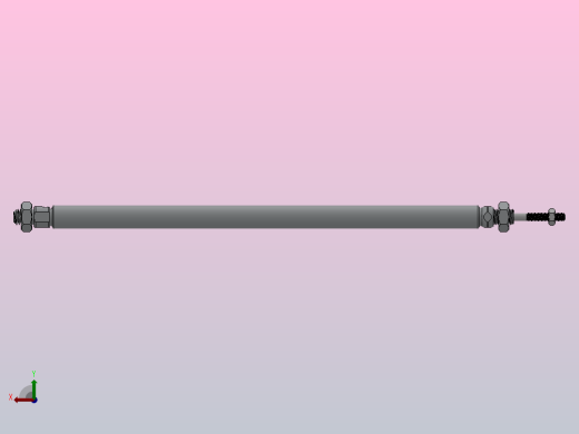 PBSA系列笔型气缸小金井型[PBSA6X60]后视缩略图