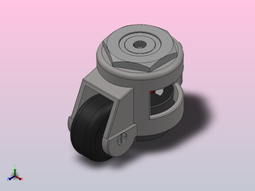 19GD-80S水平调节轮[19GD-80S]正等轴测缩略图