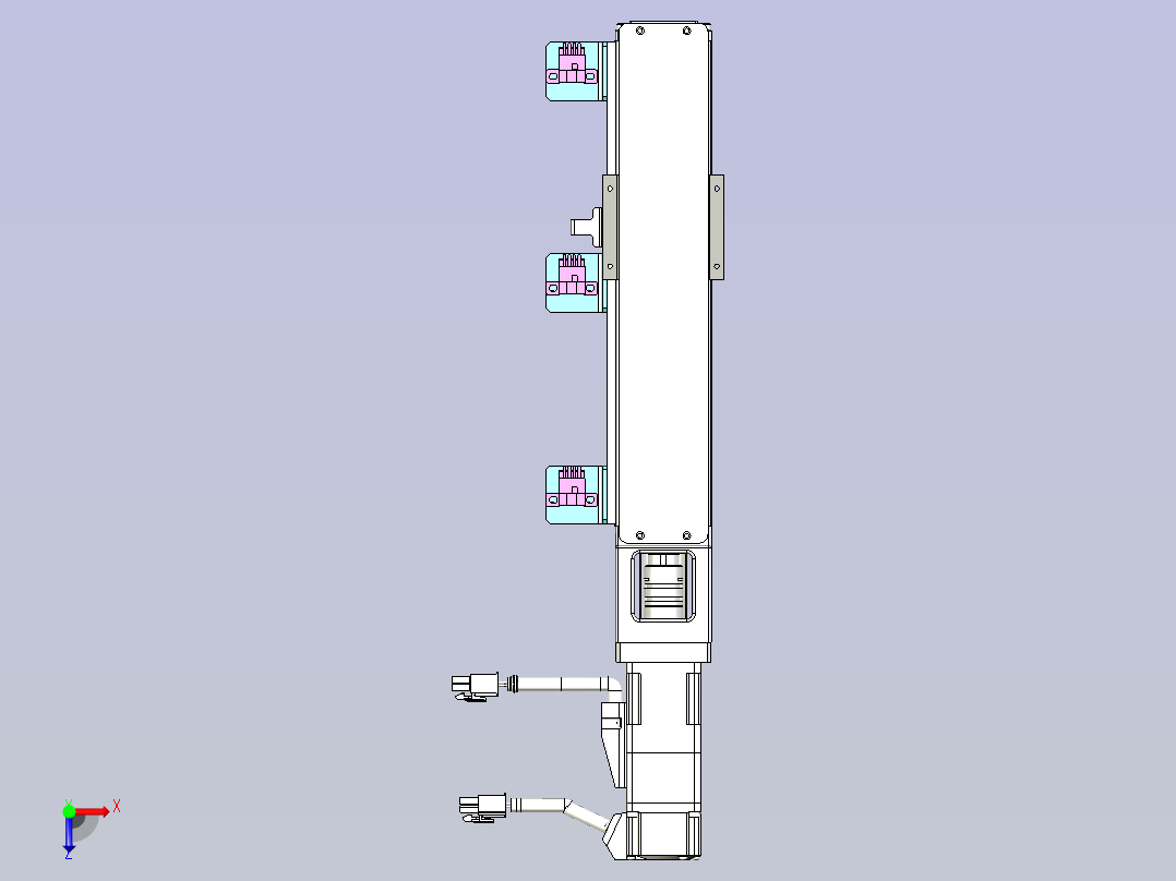 kk50-250A1-F0带MSMD5A2G1A电机俯视图