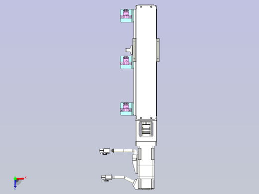 kk50-250A1-F0带MSMD5A2G1A电机俯视缩略图