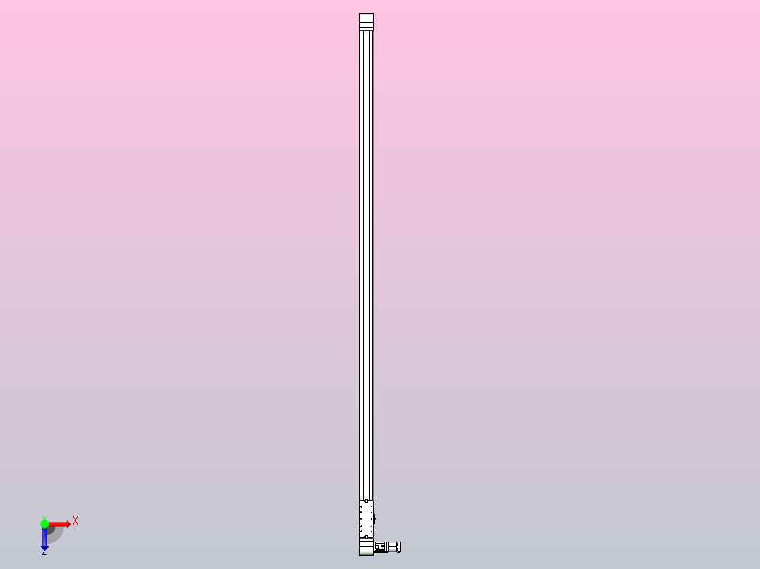 带式直线轴半闭式TPA-ONB-80-170-L2650-DR-J60-N3俯视图