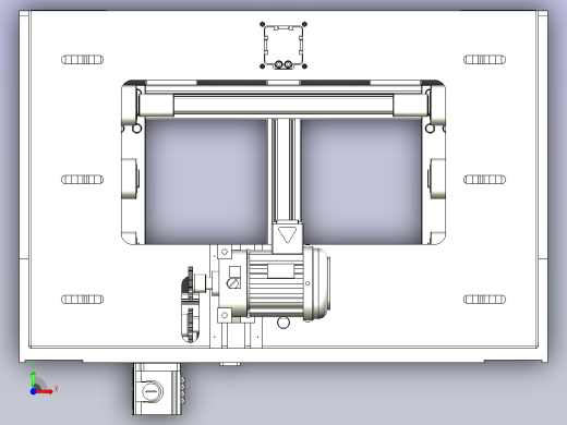 一款发动机载具3D模型前视缩略图