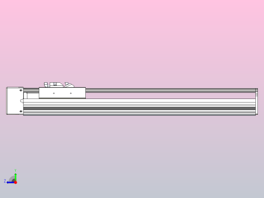 日规模组半封闭丝杆TPA-HNR-105D-1610C-L350-ML-C-P40-N3右视缩略图