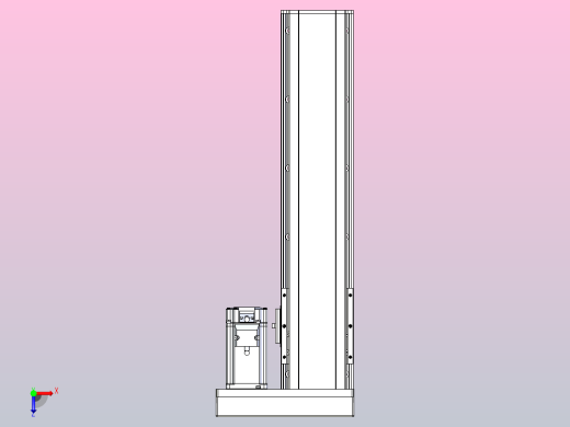 日规模组半封闭丝杆TPA-HNR-105D-1610C-L350-ML-C-P40-N3俯视缩略图