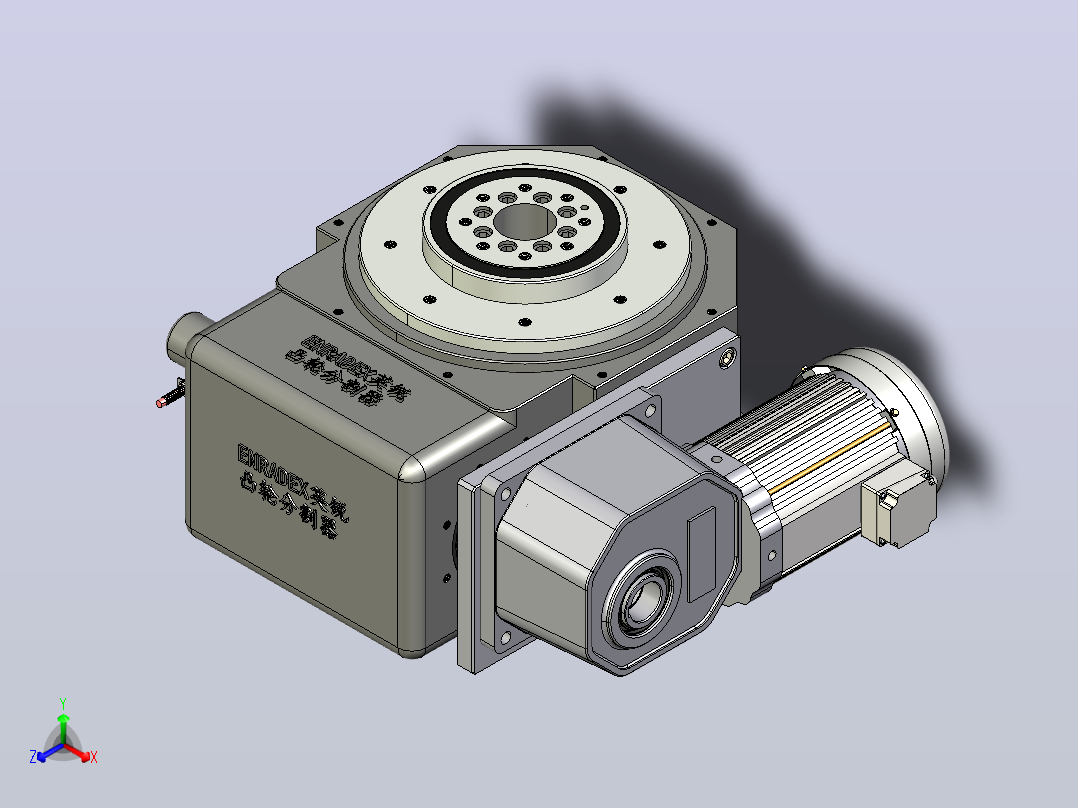 ER-RU250DT英锐凸轮分割器全套3D图档主视图