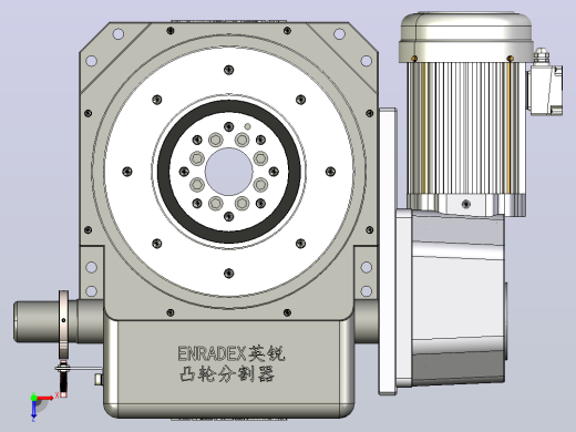 ER-RU250DT英锐凸轮分割器全套3D图档俯视缩略图