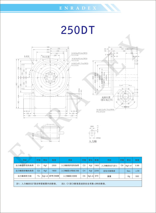 ER-RU250DT英锐凸轮分割器全套3D图档缩略图