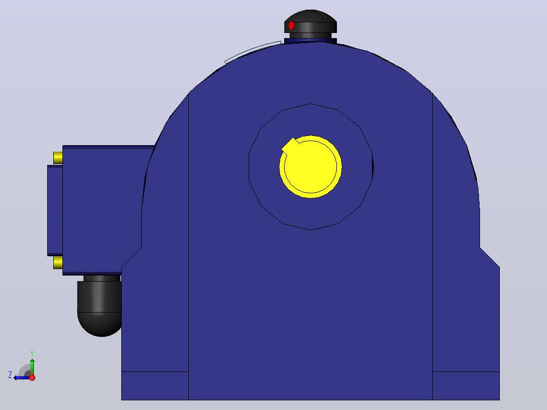 GH05-200W22型电机右视图