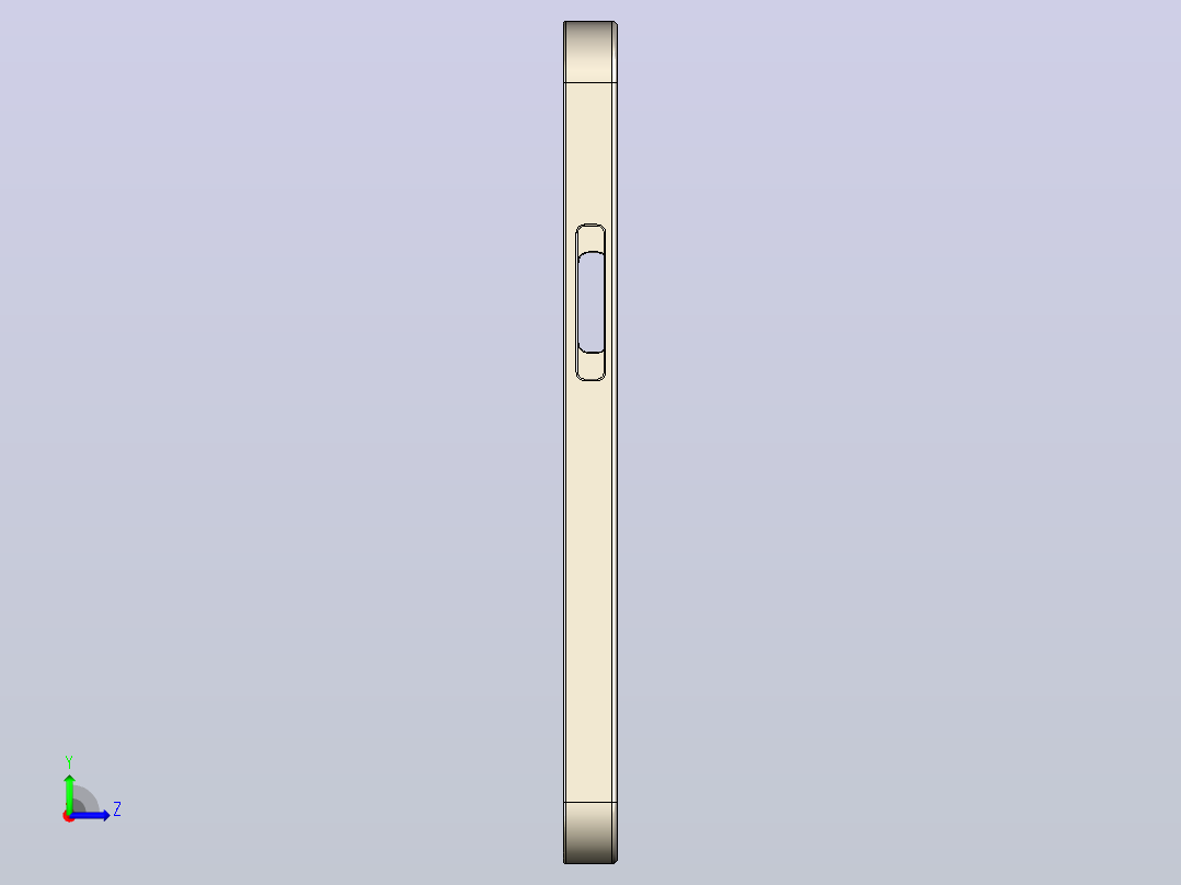 Iphone 12塑料外壳左视图