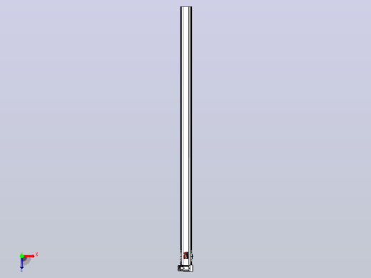皮带直线轴半封闭可选导轨TPA-HNB-120D-110-L2500-RU-Y-P40-N3俯视缩略图