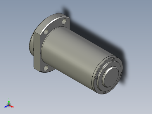 多套THK滚珠丝杠3D模型IGS格式