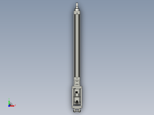 轻载电动缸TPA-ESR40-1210C-L400-M-CB-W-P40-C3前视缩略图