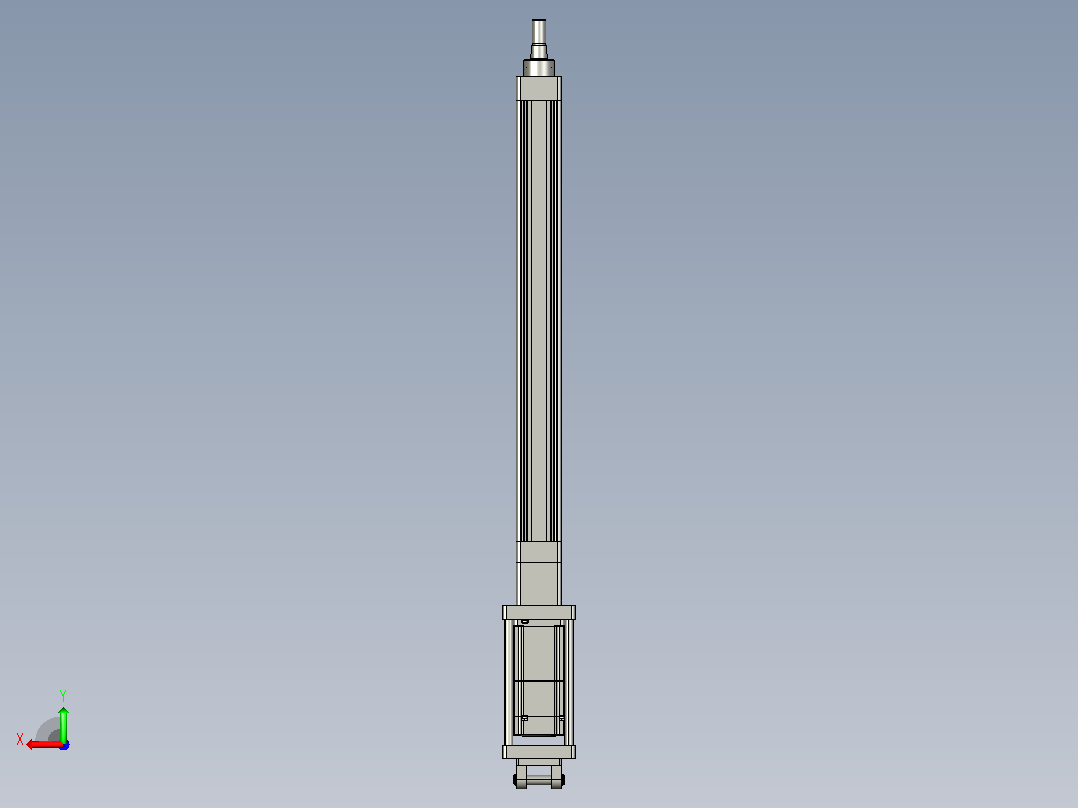 轻载电动缸TPA-ESR40-1210C-L400-M-CB-W-P40-C3后视图