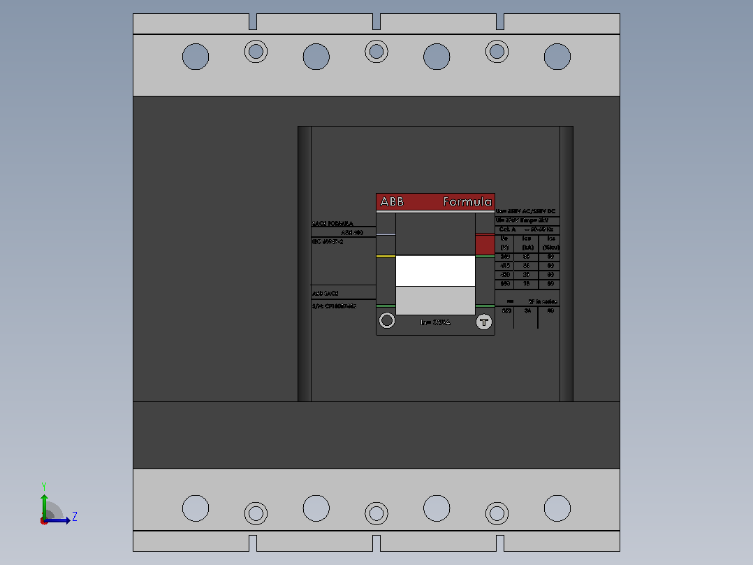 ABB-A3N-400 接地模具..zip.zip主视图