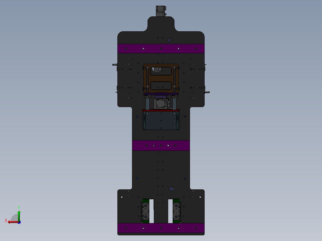 tray盘或料盘上下料机构sw18后视图