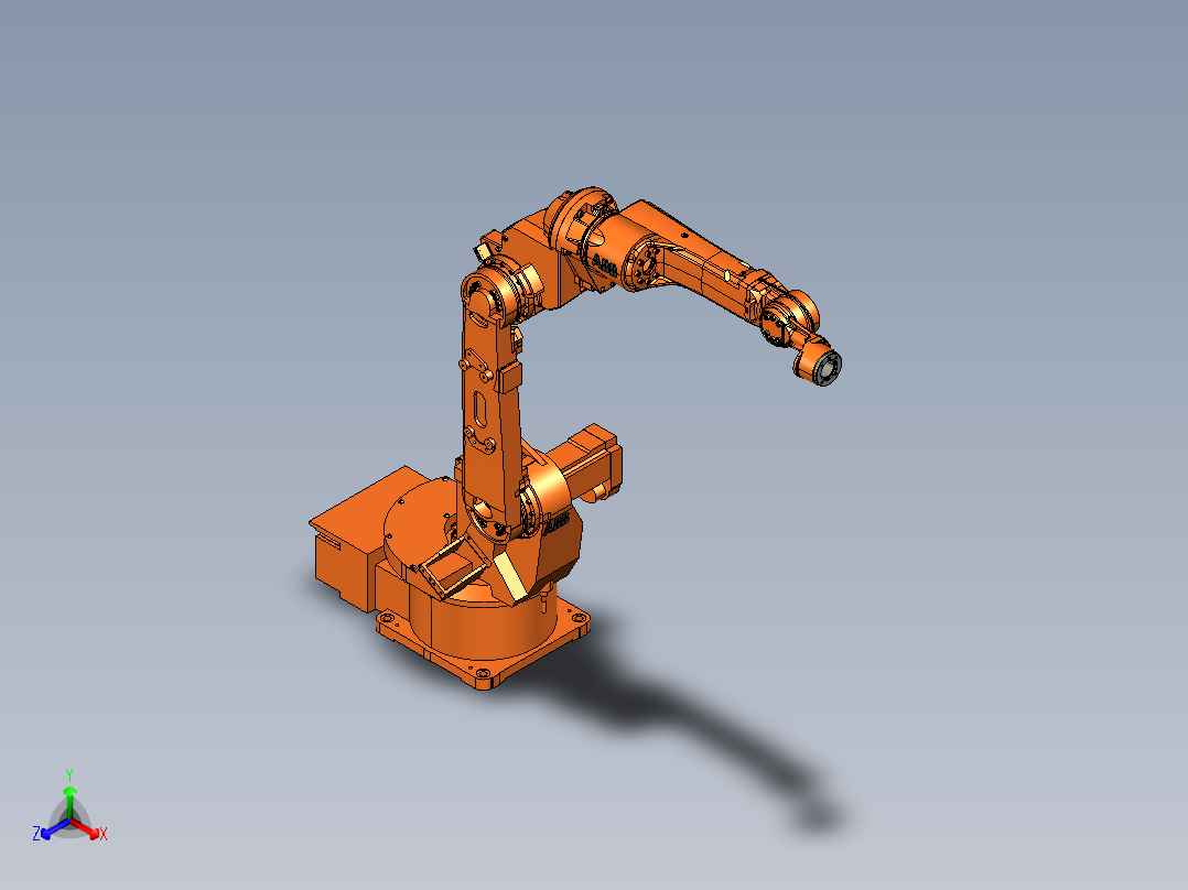 ABB  IRB 1520正等轴测图