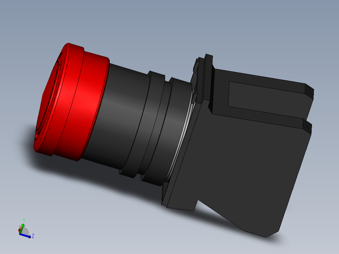 急停按钮3D模型