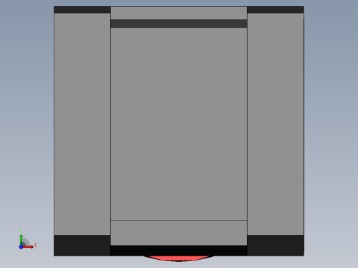 急停按钮3D模型前视缩略图
