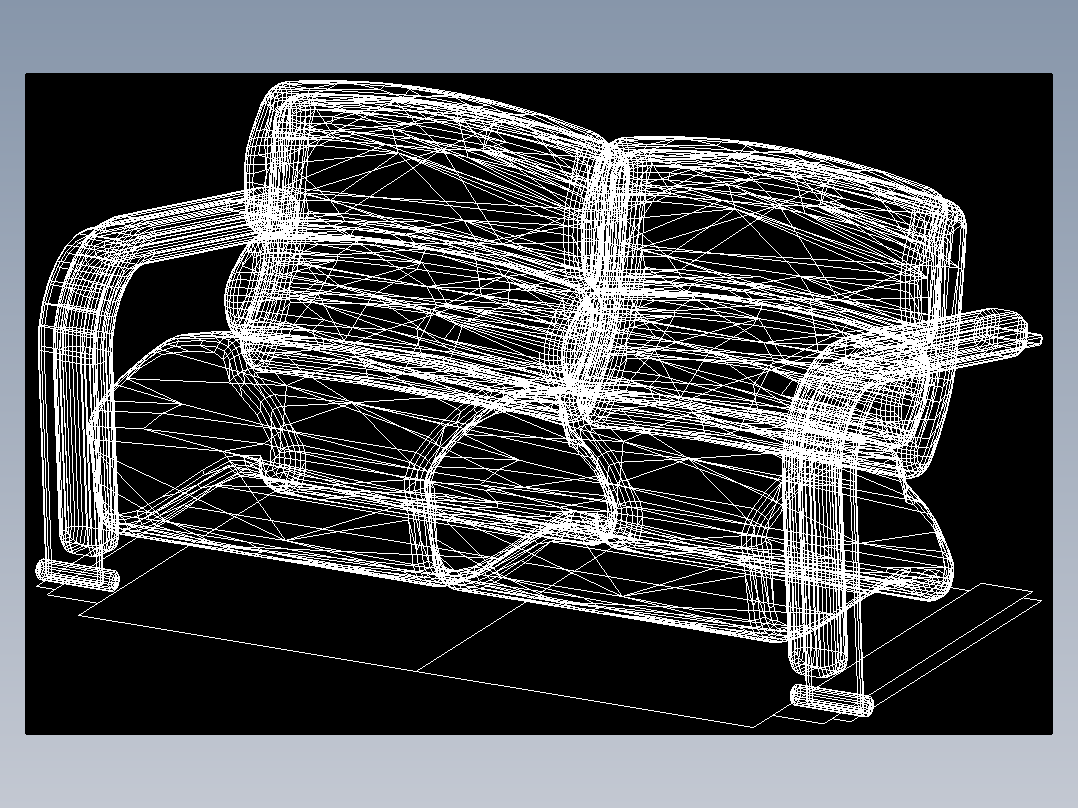 室内家具和灯具等的模型十二-K-S24-2