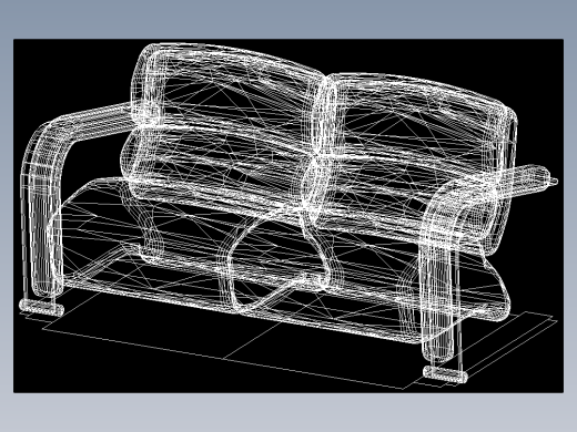 室内家具和灯具等的模型十二-K-S24-2