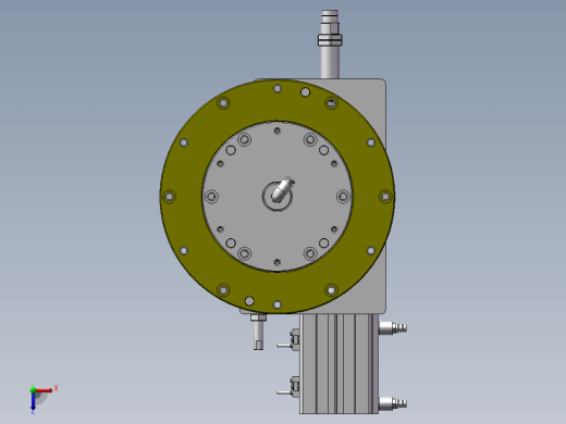 气动分度盘俯视缩略图